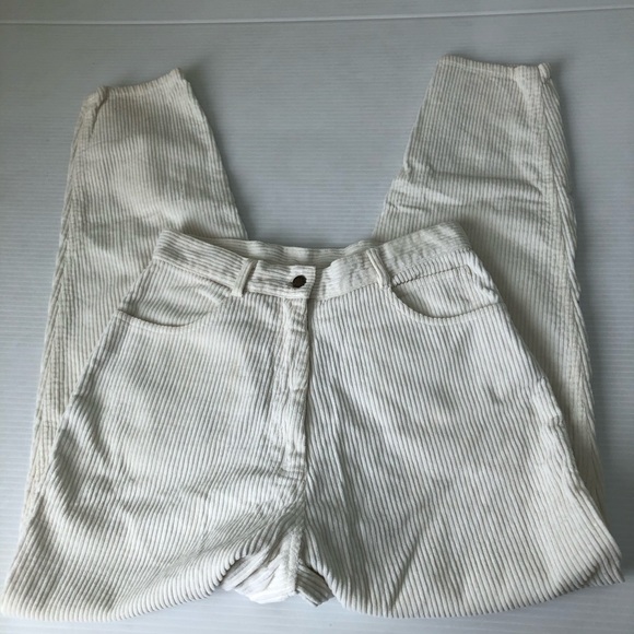 Carole Little Denim - Vintage 80’s Corduroy Mom Crop Jeans, 8 fits 25